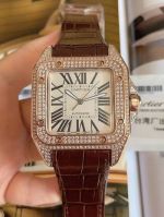 TW Factory Cartier 2824 Movement 42MM Square Rose Gold Bezel Sapphire Glass Men Watch